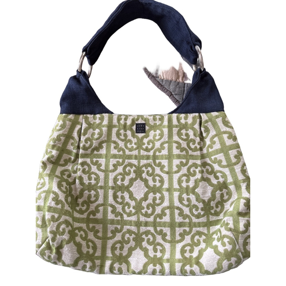 Women's 1154 LILL STUDIO Green & Blue Shoulder Bag One Size